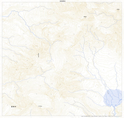 Pacific Spatial Solutions, Inc. 684804 蘂取 （しべとり Shibetori）, 地形図 digital map