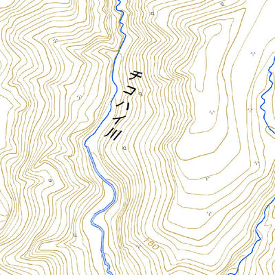 Pacific Spatial Solutions, Inc. 684805 蘂取 （しべとり Shibetori）, 地形図 digital map