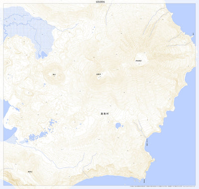 Pacific Spatial Solutions, Inc. 684806 蘂取 （しべとり Shibetori）, 地形図 digital map