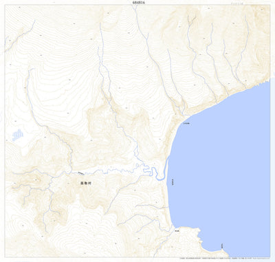 Pacific Spatial Solutions, Inc. 684816 蘂取 （しべとり Shibetori）, 地形図 digital map