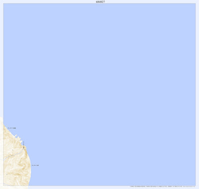 Pacific Spatial Solutions, Inc. 684827 蘂取 （しべとり Shibetori）, 地形図 digital map