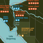 Paddle Antrim Chain Of Lakes Water Trail digital map