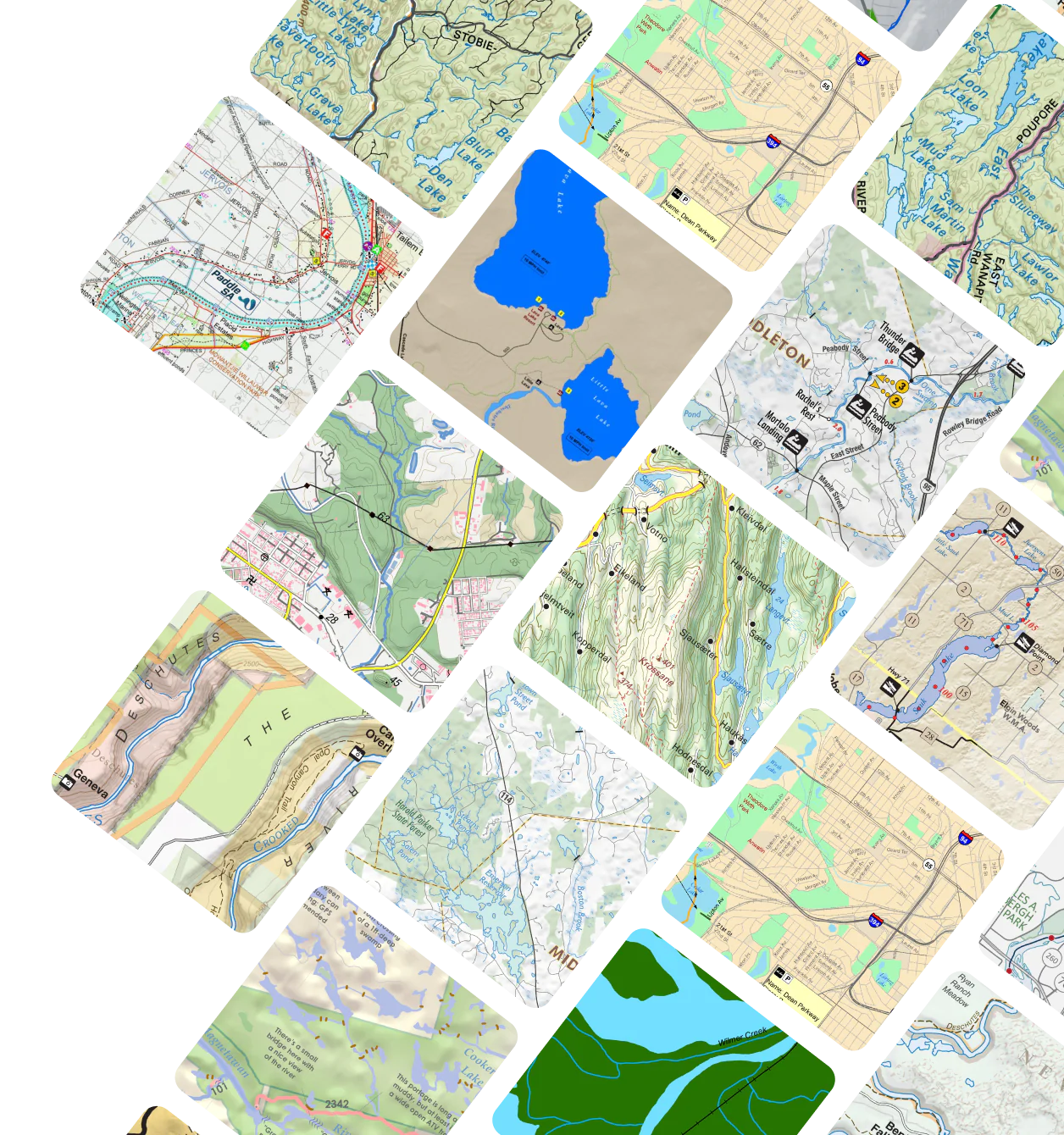 Padls Map Paddling | Avenza Maps