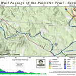 Palmetto Conservation Foundation Blue Wall Passage (Section 1) of the Palmetto Trail digital map