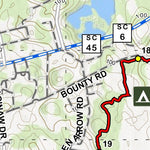 Palmetto Conservation Foundation Eutaw Springs Passage of the Palmetto Trail (Map Bundle) bundle