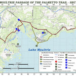 Palmetto Conservation Foundation Lake Moultrie Passage of the Palmetto Trail (Map Bundle) bundle