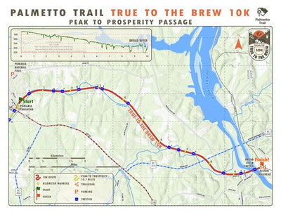 Peak to Prosperity True to the Brew 10K Race Route Preview 1