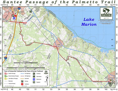 Palmetto Conservation Foundation Santee Passage of the Palmetto Trail digital map