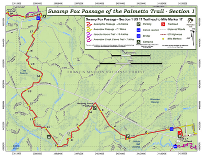 Swamp Fox Passage (Section 1) of the Palmetto Trail Preview 1
