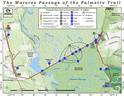 Palmetto Conservation Foundation Wateree Passage of the Palmetto Trail digital map