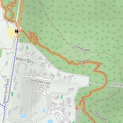 Pane Inc Lysterfield MTB Trails digital map