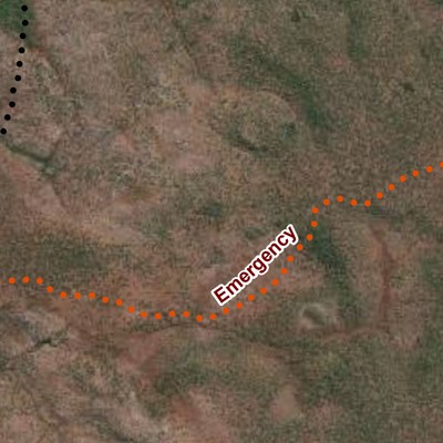 Litchfield National Park - Tabletop Walk - Walker Creek to Wangi Falls - Map 2 Preview 2
