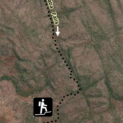 Litchfield National Park - Tabletop Walk - Wangi Falls to Southern Campground - Map 3 Preview 2