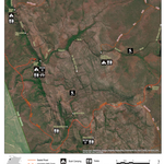 Litchfield National Park - Tabletop Walk - Wangi Falls to Southern Campground - Map 3 Preview 1