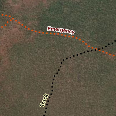 Litchfield National Park – Tabletop Walk – Southern Campground to Florence Falls - Map 4 Preview 2