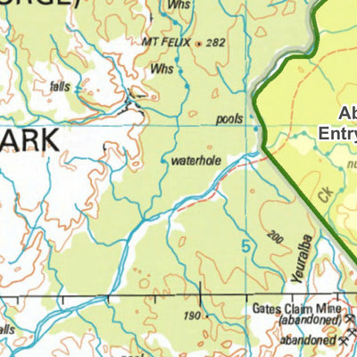 Parks and Wildlife Commission of the Northern Territory. Northern Territory Government Nitmiluk National Park - Jatbula Trail - Topographic Map digital map