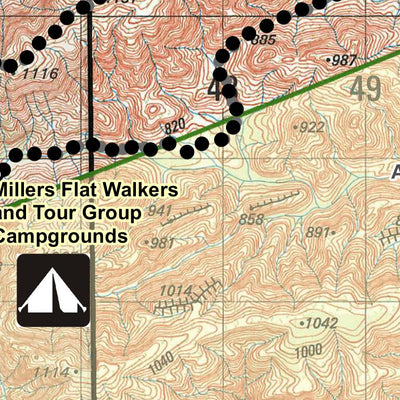 Parks and Wildlife Commission of the Northern Territory. Northern Territory Government Tjoritja / West MacDonnell National Park – Larapinta Trail – Section 3 digital map