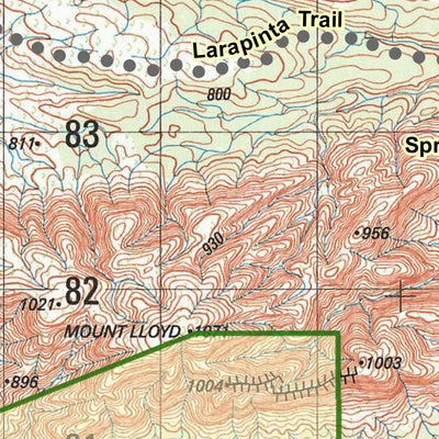 Parks and Wildlife Commission of the Northern Territory. Northern Territory Government Tjoritja / West MacDonnell National Park – Larapinta Trail – Section 3 digital map
