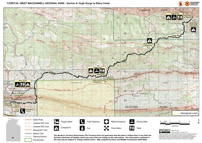 Tjoritja / West MacDonnell National Park – Larapinta Trail – Section 6 ...
