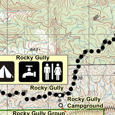 Parks and Wildlife Commission of the Northern Territory. Northern Territory Government Tjoritja / West MacDonnell National Park – Larapinta Trail – Section 6 digital map