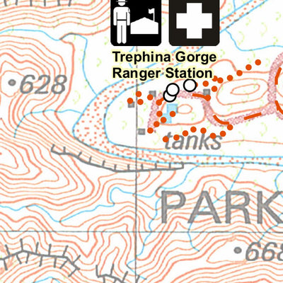 Parks and Wildlife Commission of the Northern Territory. Northern Territory Government Trephina Gorge Nature Park digital map