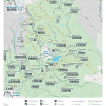 Parks Victoria Alpine National Park - Bogong High Plains Visitor Guide digital map