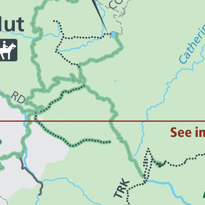 Parks Victoria Alpine National Park Mansfield-Whitfield Visitor Guide digital map