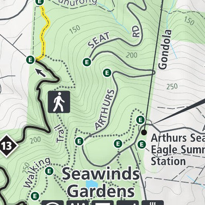 Parks Victoria Arthurs Seat State Park Mountain Bike Trails Visitor Guide digital map