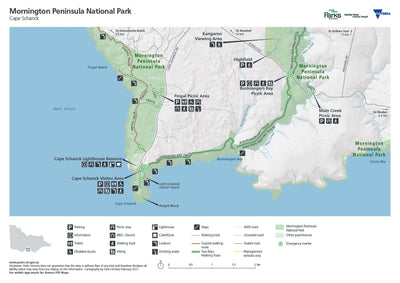 Parks Victoria Cape Schanck Visitor Guide digital map