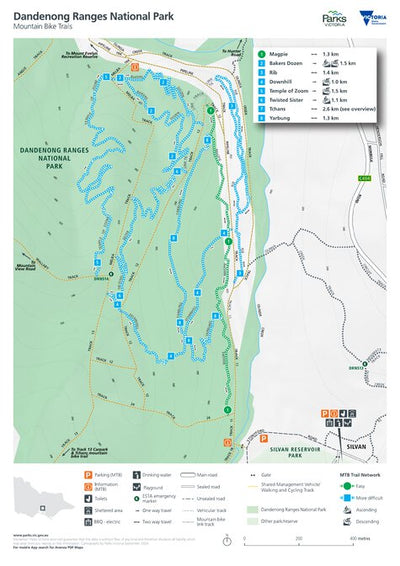 Dandenong Ranges National Park – Mountain Bike Trails Preview 1