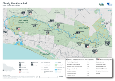 Glenelg River Canoe Trail Map Preview 1