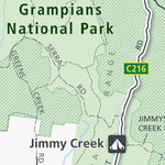 Parks Victoria Grampians National Park Visitor Guide digital map
