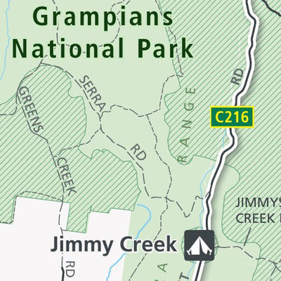 Parks Victoria Grampians National Park Visitor Guide digital map