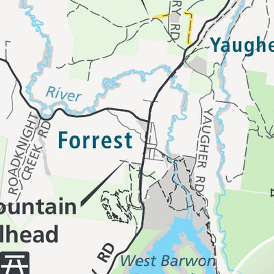 Parks Victoria Great Otway National Park - Forrest Visitor Guide digital map