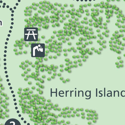 Parks Victoria Herring Island Visitor Guide digital map