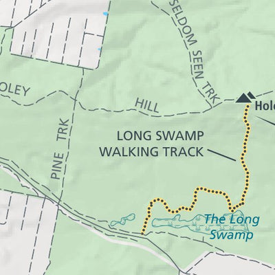 Holey Plains State Park Visitor Guide Map by Parks Victoria | Avenza Maps