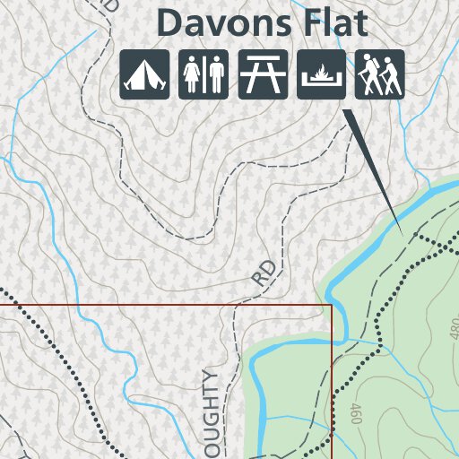 Howqua Howqua Hills Historic Area Visitor Guide Map by Parks Victoria | Avenza ...