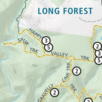 Parks Victoria Long Forest Flora and Fauna Reserve Visitor Guide digital map