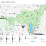 Parks Victoria Lysterfield Park and Churchill National Park Visitor Guide digital map