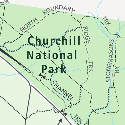 Parks Victoria Lysterfield Park and Churchill National Park Visitor Guide digital map