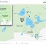 Parks Victoria Murray Sunset National Park Visitor Guide - Pink Lakes Inset digital map