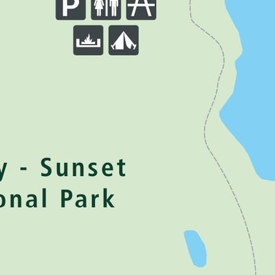 Parks Victoria Murray Sunset National Park Visitor Guide - Pink Lakes Inset digital map