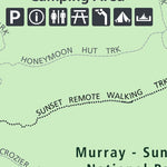 Parks Victoria Murray Sunset National Park Visitor Guide - Pink Lakes Inset digital map