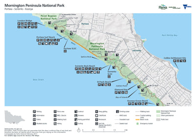 Parks Victoria Portsea - Sorrento - Koonya Visitor Guide digital map