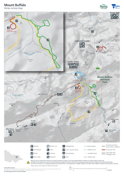 Mount Buffalo National Park Visitor Guide - Winter activity Preview 1