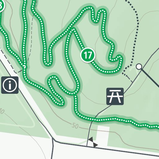 You Yangs Regional Park Kurrajong Mountain Bike Area Map by Parks