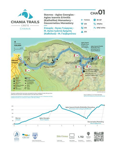 Paths of Greece CHANIA TRAILS - 01 digital map