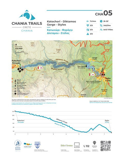 Paths of Greece CHANIA TRAILS - 05 digital map
