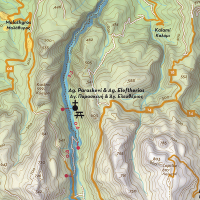 Paths of Greece K5: Gorge and Culture digital map