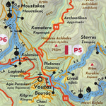 Paths of Greece Kandanos - Selino Trails Central Map digital map